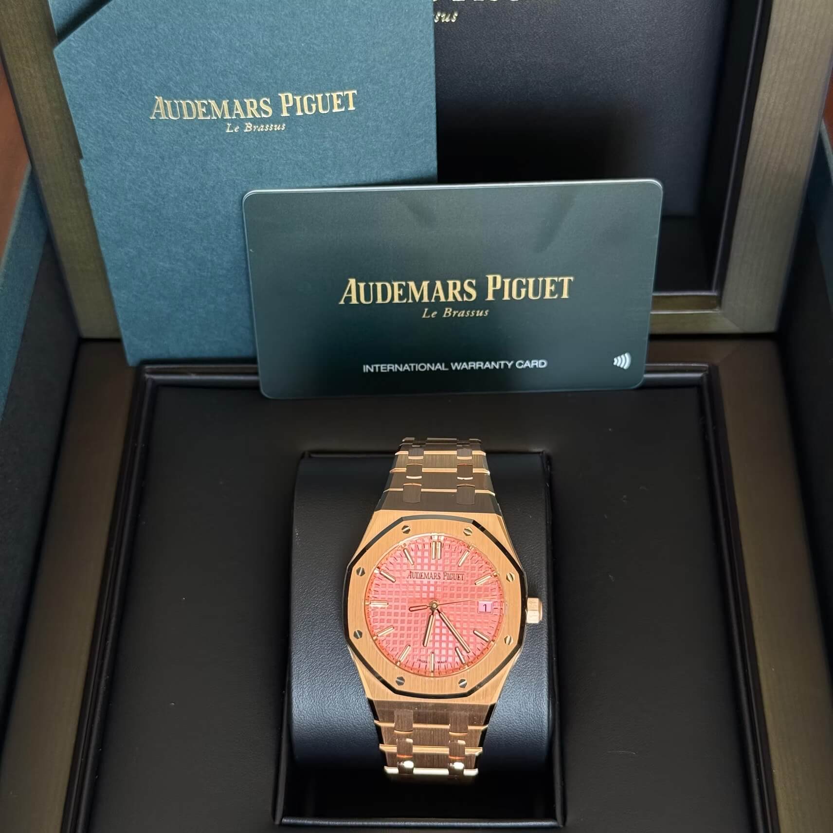 AUDEMARS PIGUET ROYAL OAK 77450OR -SALMON- 8